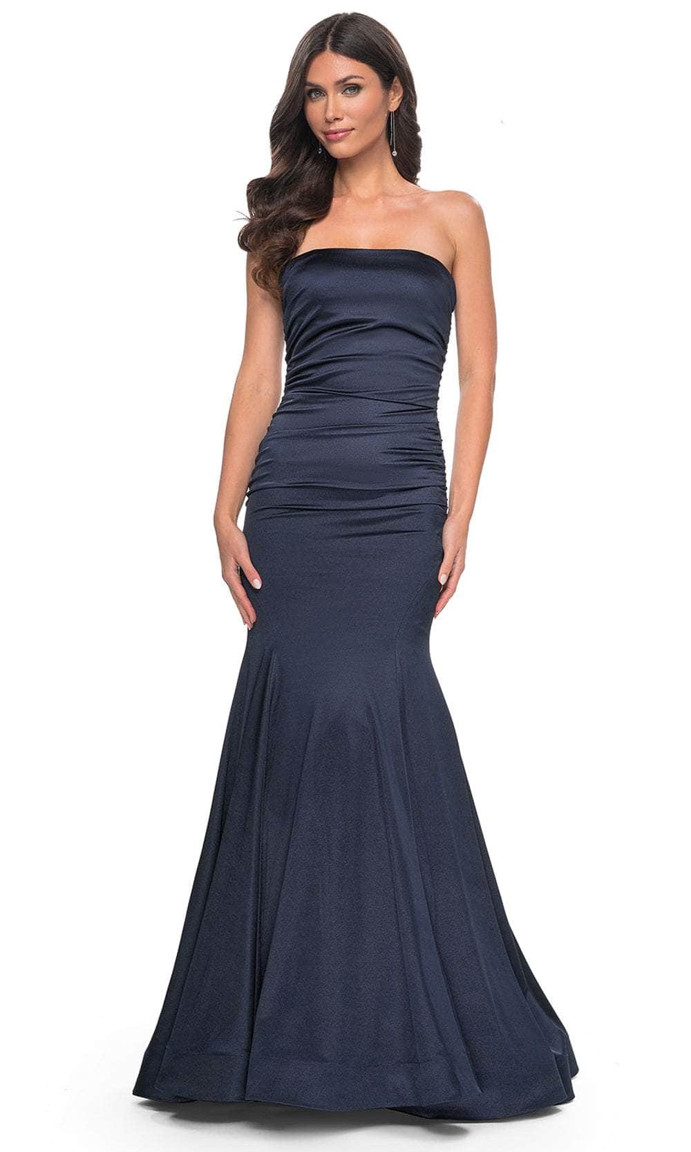 La Femme 31980 - Strapless Satin Prom Dress
