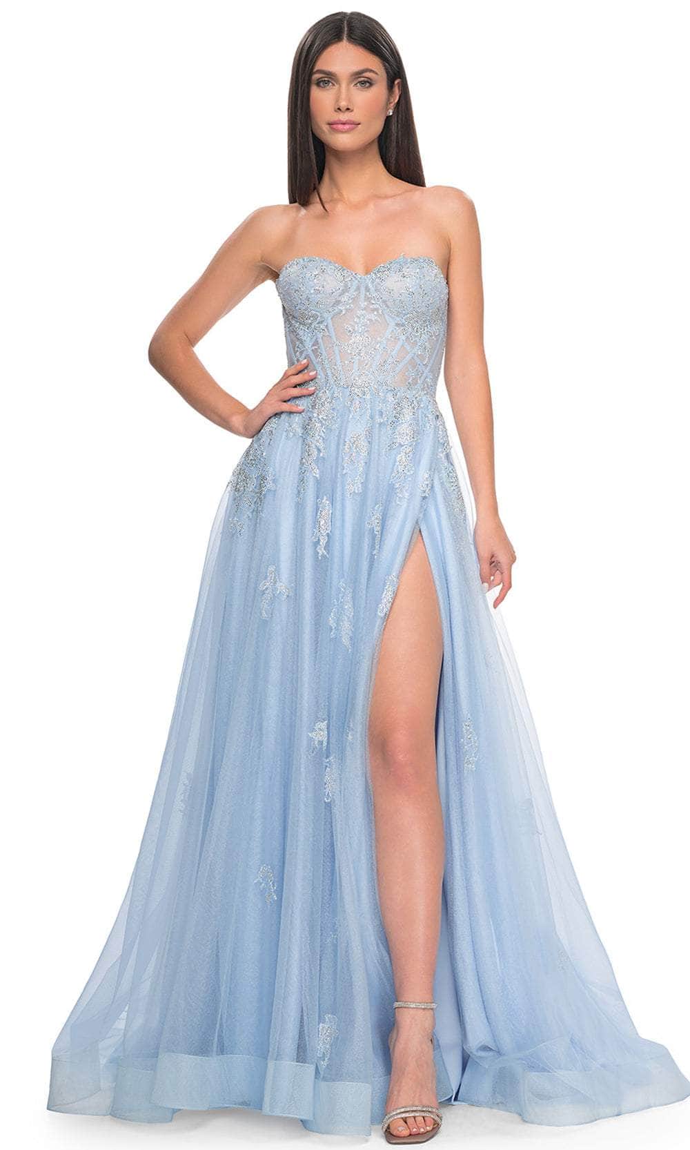 La Femme 32111 - Tulle A-Line Prom Dress
