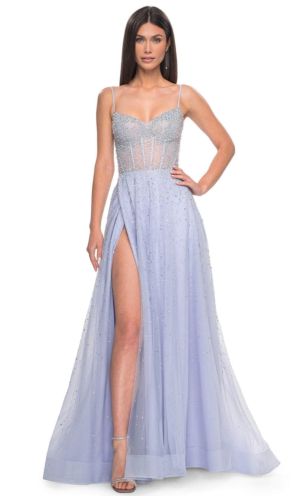 La Femme 32146 - Embellished A-Line Prom Dress
