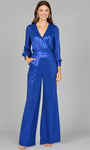 Metallic Jersey Jumpsuit