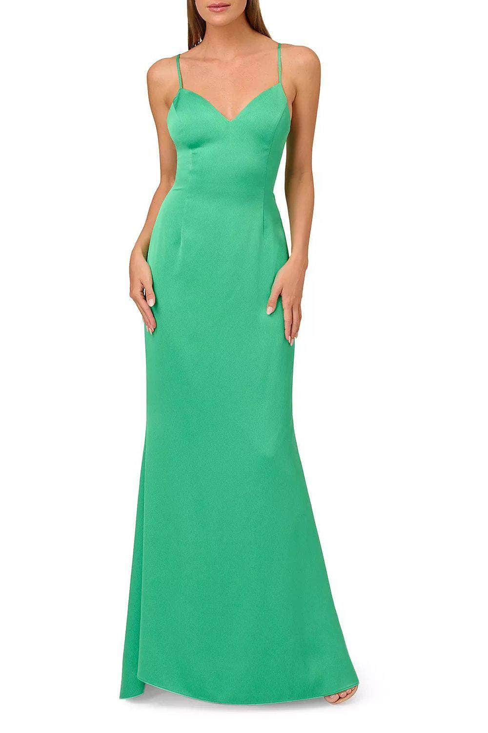 Liv Foster ML1E208205 - V-Neck Adjustable Strap Evening Dress

