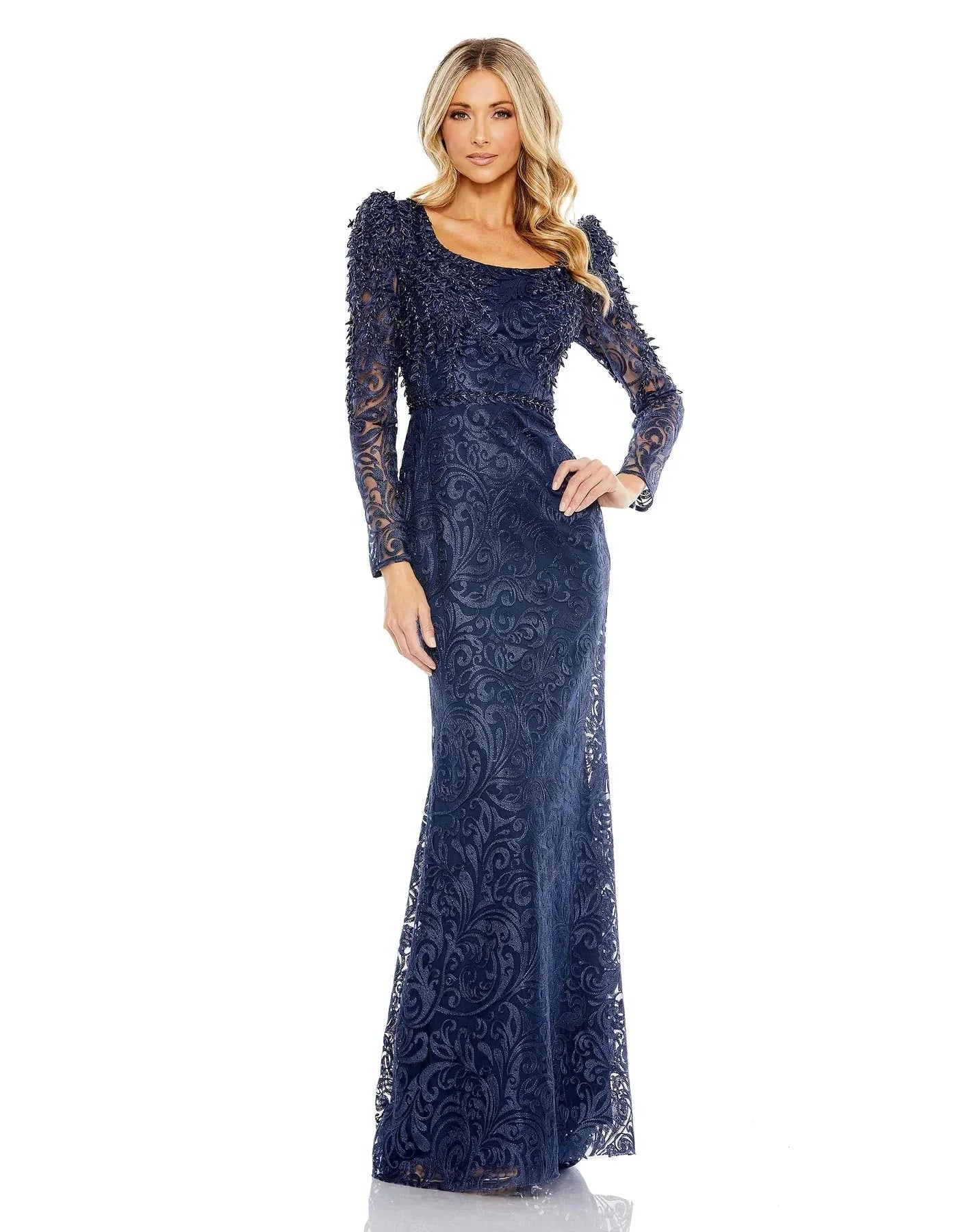 Mac Duggal 11187 - Embroidered Evening Gown
