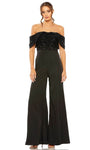 Off-shoulder Fitted Jumpsuit