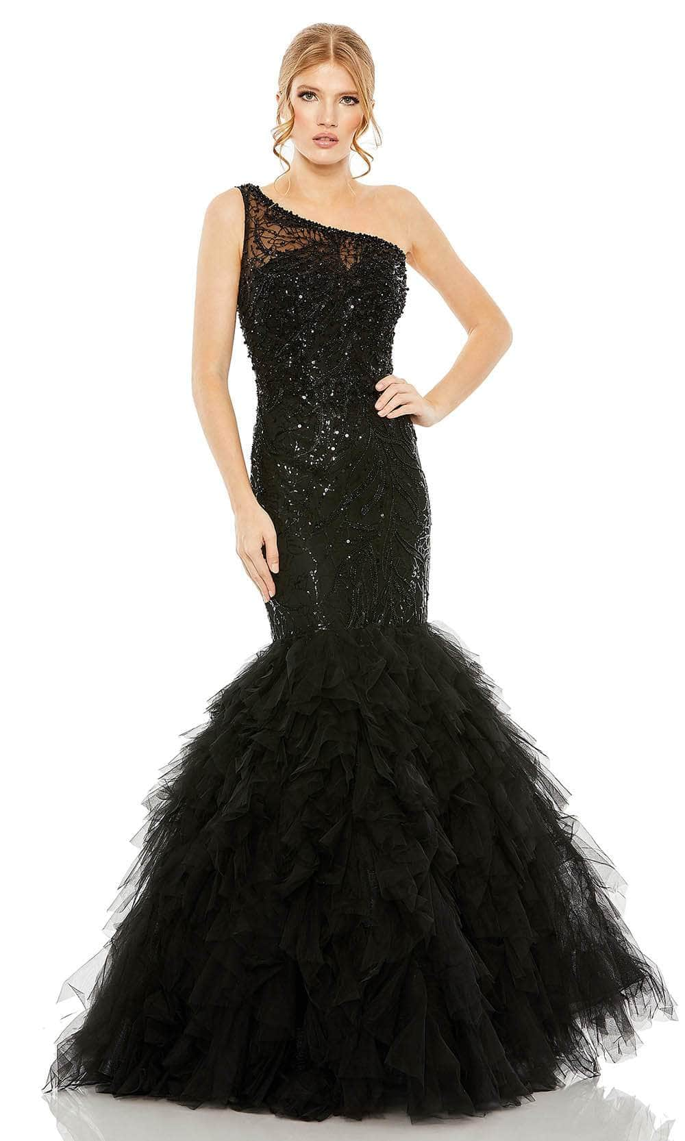 Mac Duggal 20545 - Embellished One-Shoulder Classic Prom Gown
