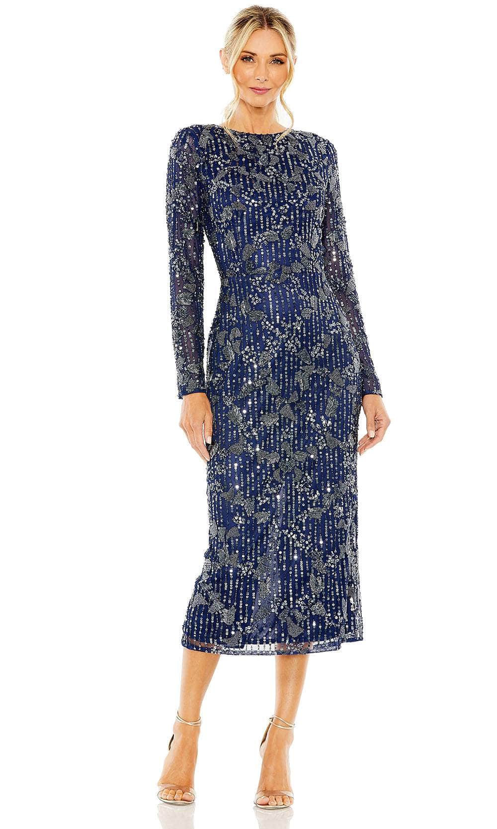 Mac Duggal 5988 - Embellished Back Slit Formal Dress
