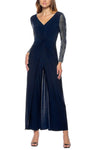 Knot Twist Jumpsuit With Overskirt