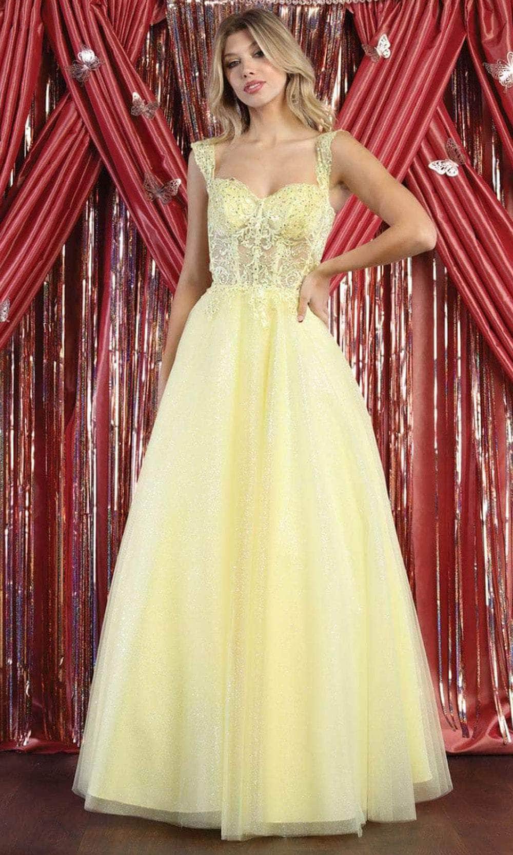 May Queen LK194 - Sweetheart Applique Ballgown
