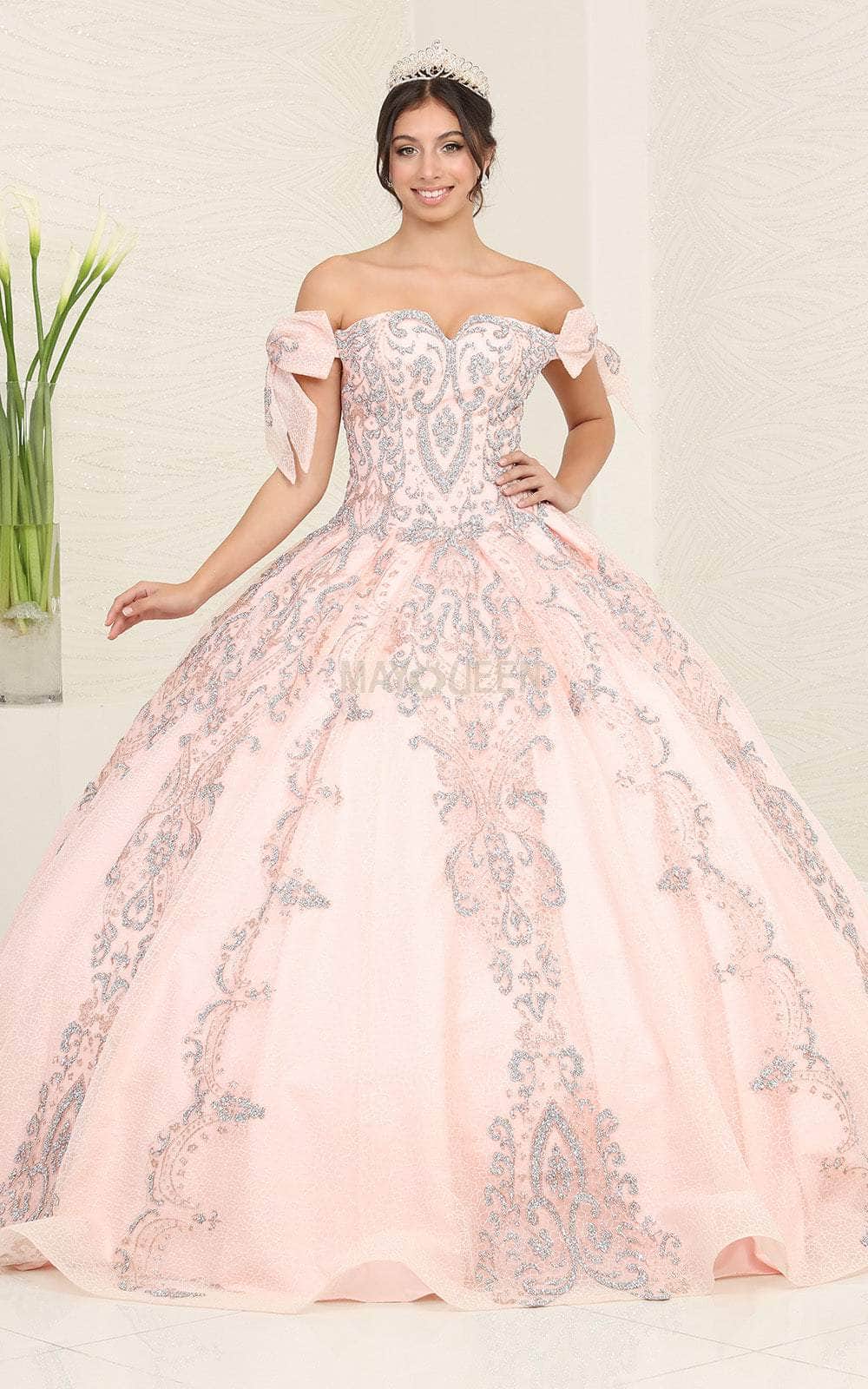 May Queen LK241 - Bow Strap Ballgown

