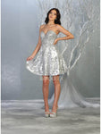 A-line Strapless Fall Sweetheart Natural Waistline Cocktail Above the Knee Open-Back Pleated Sheer Fitted Sequined Beaded Back Zipper Dress