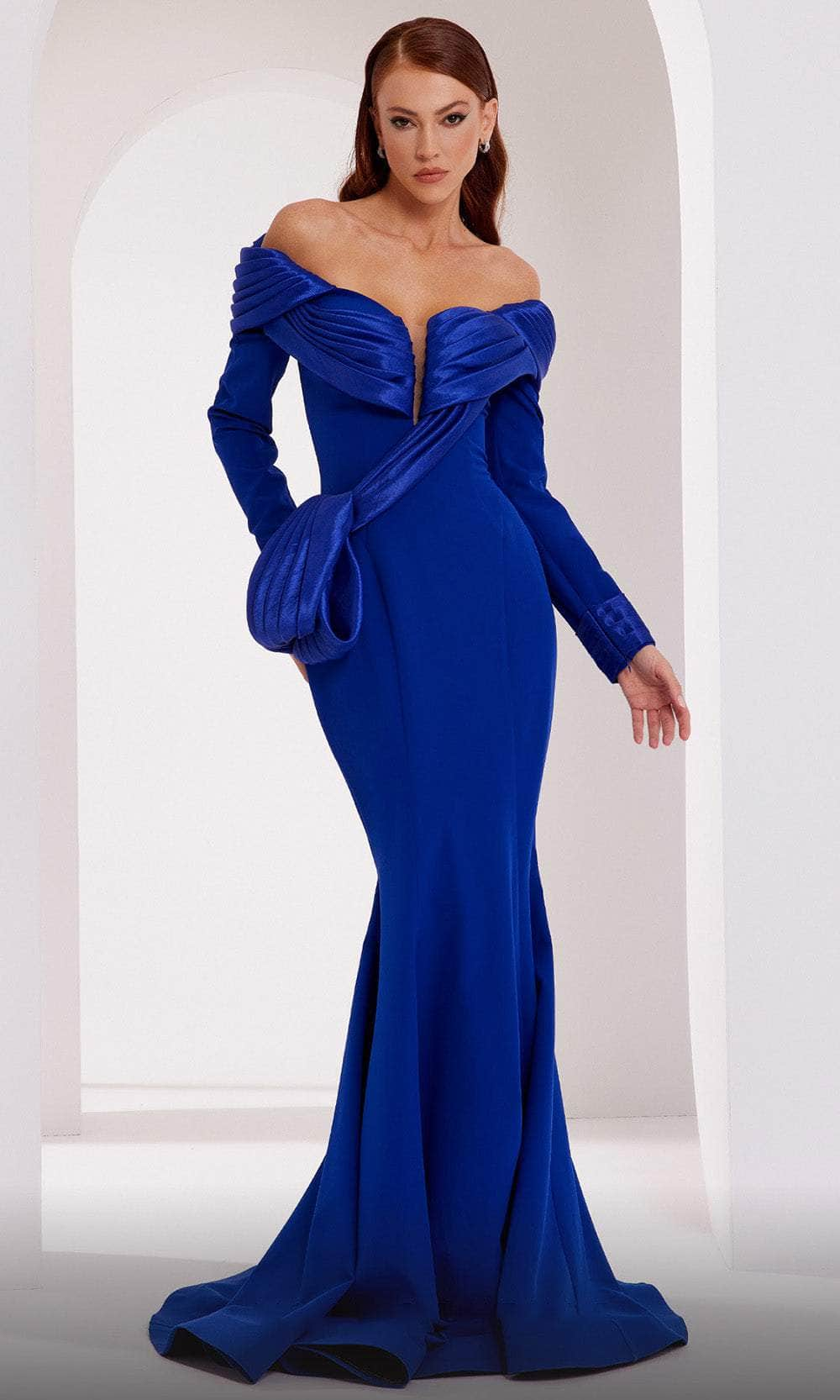 MNM Couture 2791 - Drape Embellished Mermaid Gown
