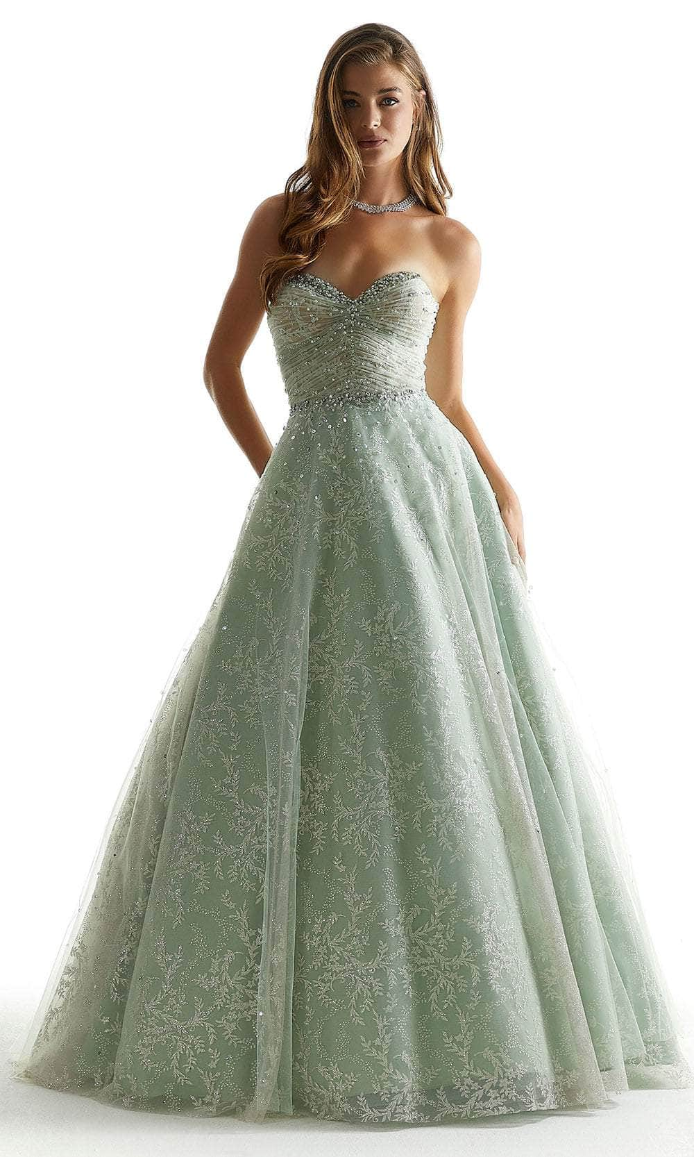 Mori Lee 49066 - Ruched Sweetheart Prom Dress
