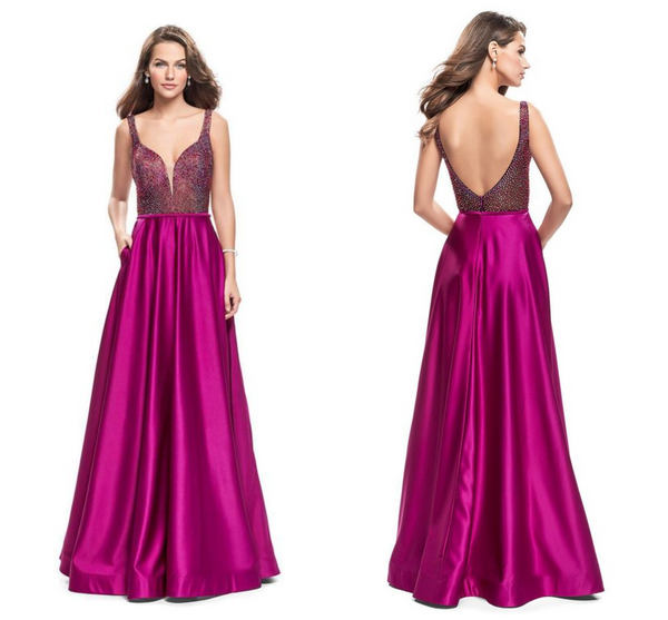 La-Femme pink dress