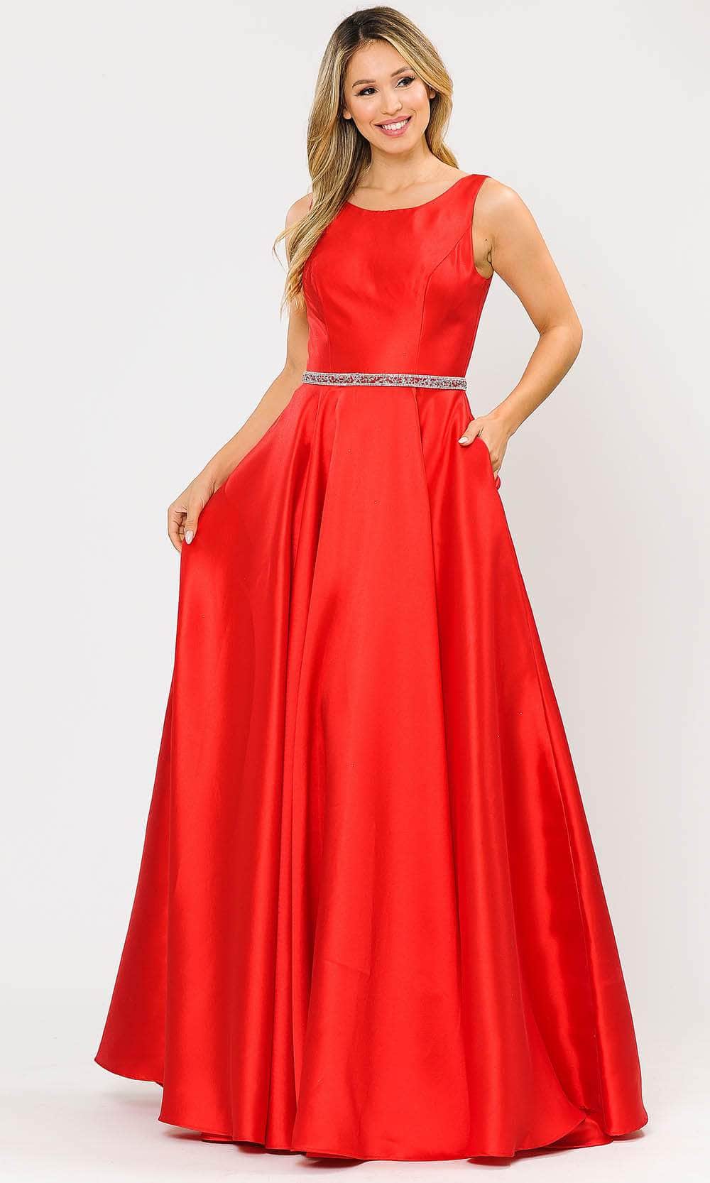 Poly USA 8678 - Sleeveless A-Line Gown
