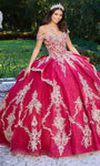 Off the Shoulder Sweetheart Corset Natural Waistline Sequined Glittering Lace-Up Embroidered Ball Gown Dress with a Chapel Train With a Bow(s)