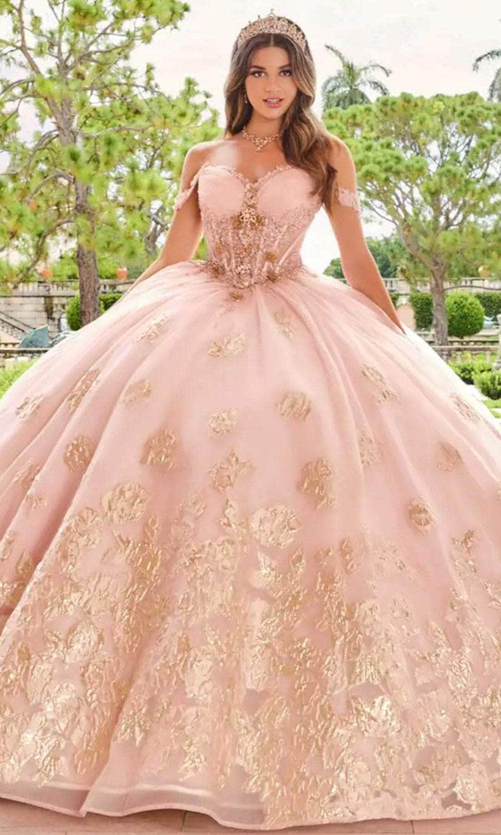 Princesa by Ariana Vara PR30154 - Lace-Up Tie Prom Gown
