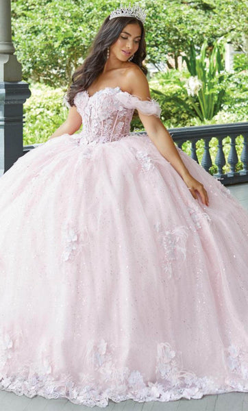 Sophisticated Off the Shoulder Lace-Up Applique Illusion Basque Corset Waistline Floor Length Sweetheart Ball Gown Quinceanera Dress