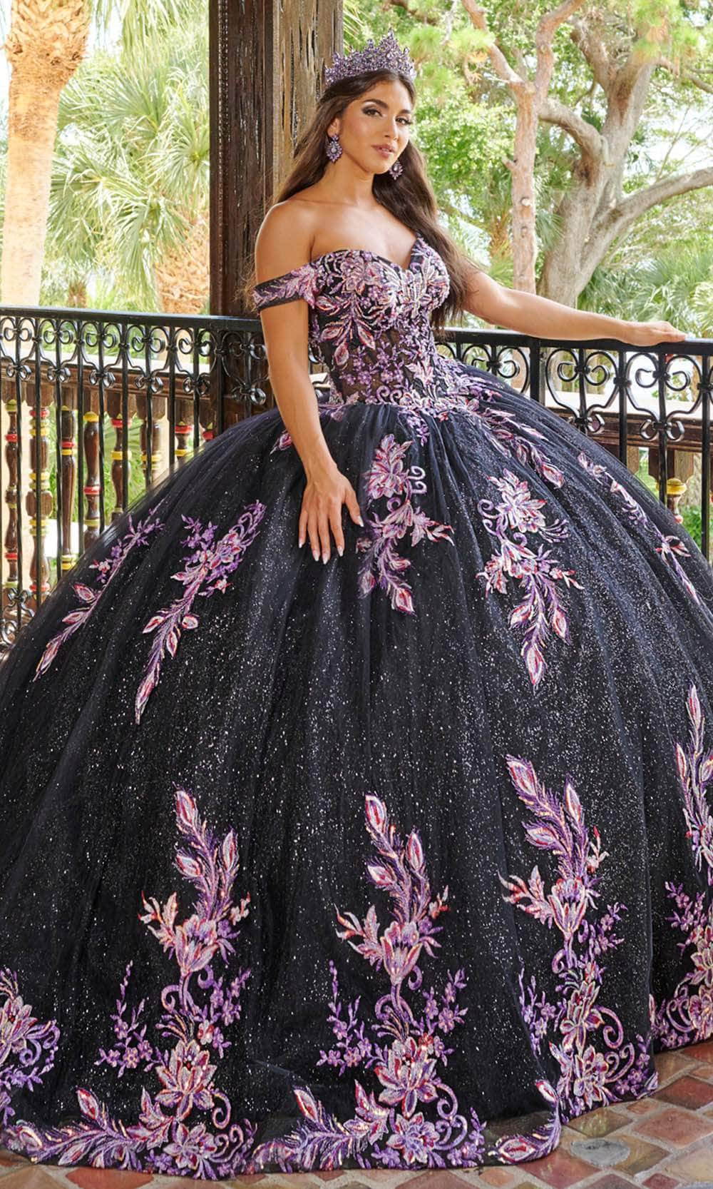 Quinceanera Collection 26079 - Corset Bodice Lace Applique Ballgown
