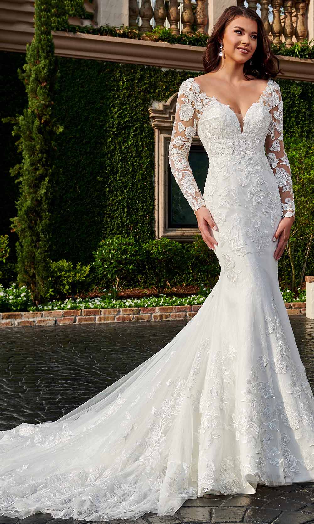 Rachel Allan Bridal RB3155 - Lace Detailed Bridal Gown
