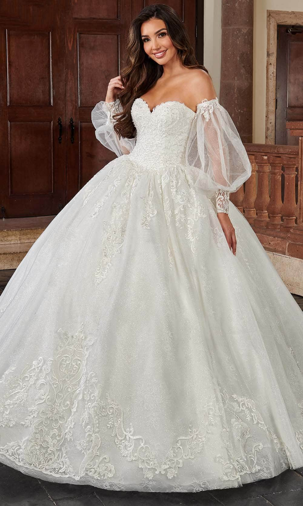 Rachel Allan Bridal RB6114 - Strapless Sweetheart Ballgown
