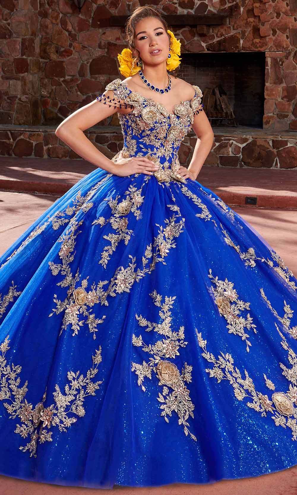 Rachel Allan RQ3117 - Applique Quinceanera Ballgown
