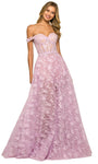 A-line Lace Fall Floor Length Corset Natural Waistline Sweetheart Back Zipper Sheer Dress with a Brush/Sweep Train