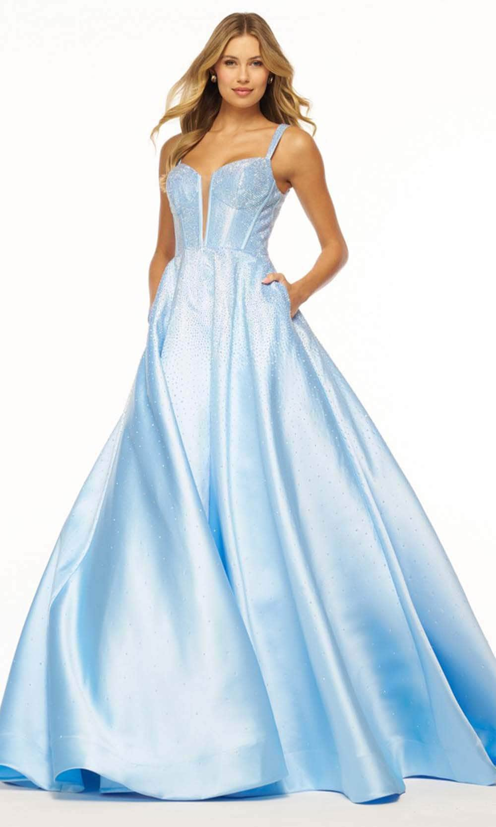 Sherri Hill 56106 - Sleeveless Hot Fix Ballgown
