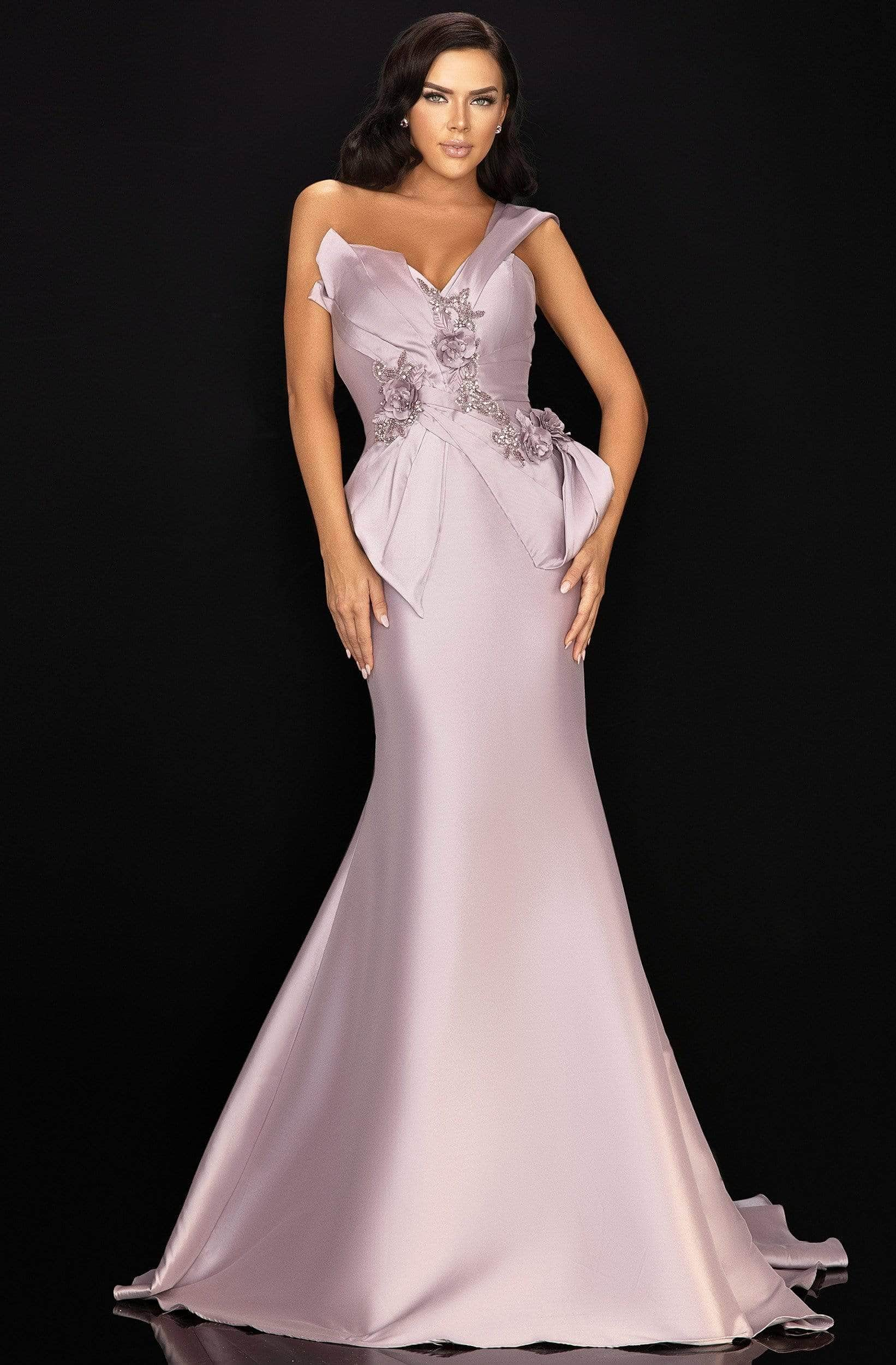 Terani Couture - 2011M2160 Beaded Floral Gown
