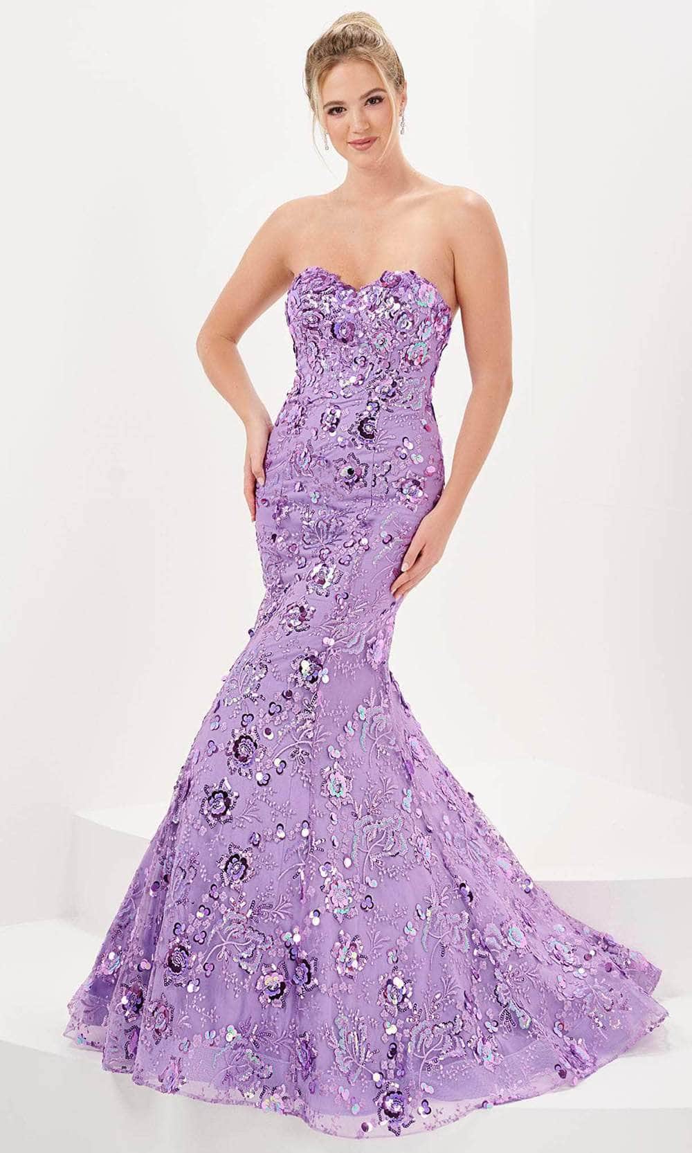 Tiffany Designs 16052 - Embellished Mermaid Evening Gown
