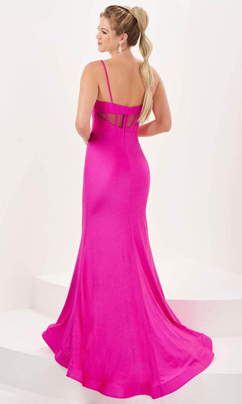 Tiffany Designs 16062 - Glitter Corset Prom Gown
