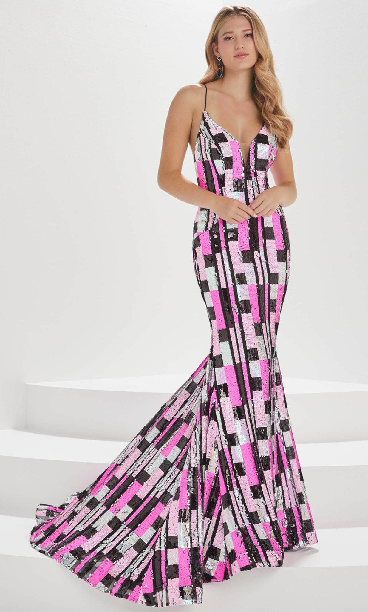 Tiffany Designs by Christina Wu 16001 - V-Neck Sleeveless Prom Gown

