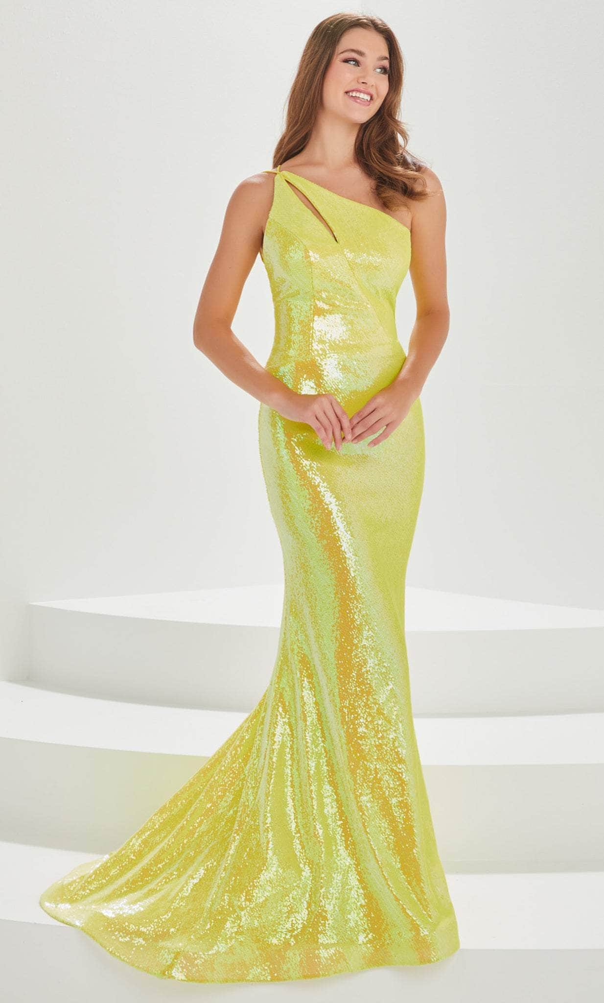 Tiffany Designs by Christina Wu 16006 - Sequined Prom Gown
