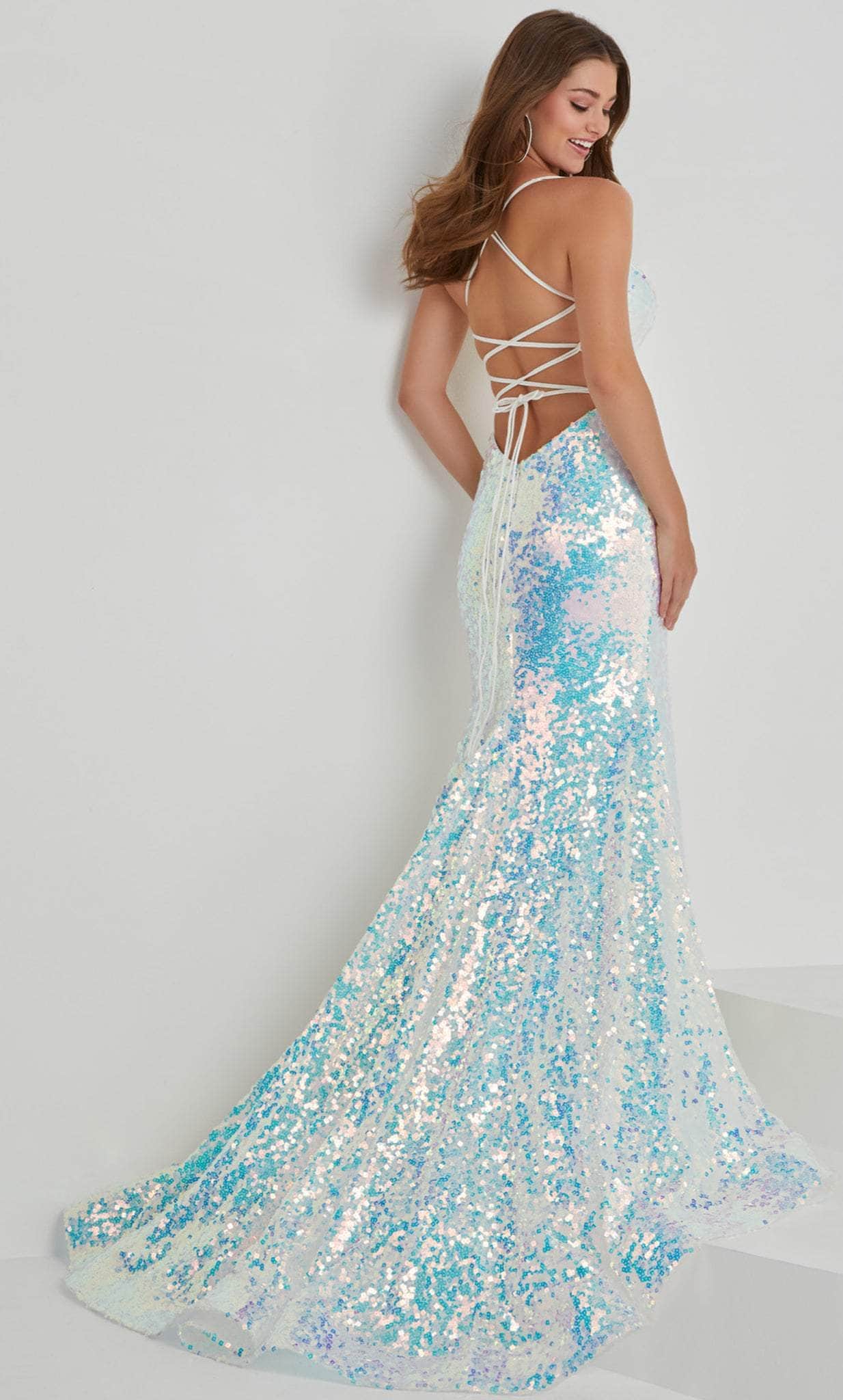 Tiffany Designs by Christina Wu 16021 - Halter V-Neck Prom Gown
