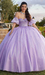 Strapless Sweetheart Tulle Corset Natural Waistline Jeweled Lace-Up Beaded Glittering Ball Gown Dress