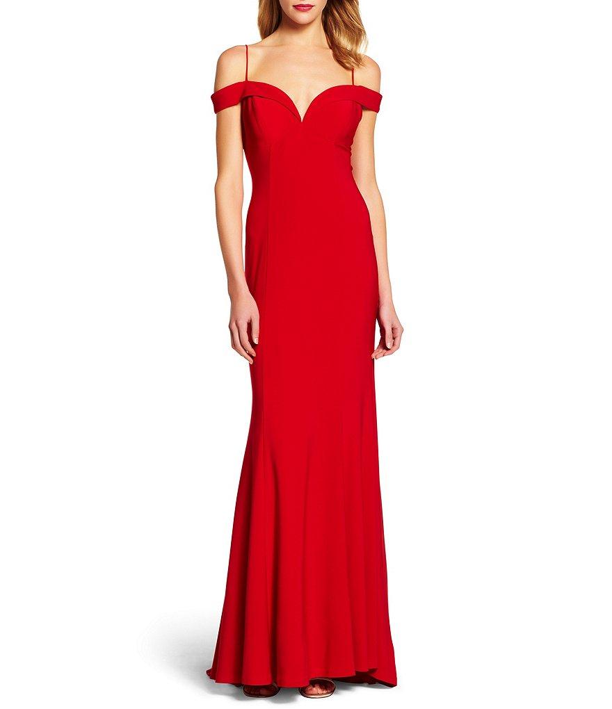  Adrianna Papell-Special Occasion Dress-COLOR-Red