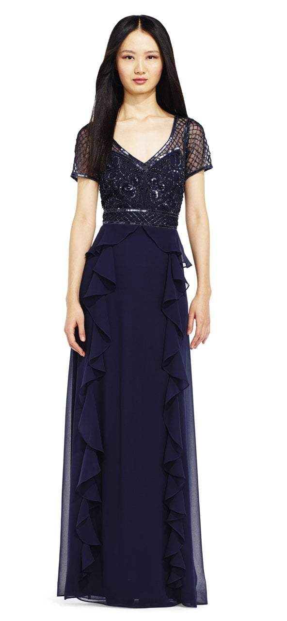  Adrianna Papell-Special Occasion Dress-COLOR-Navy
