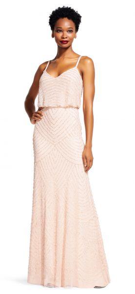  Adrianna Papell-Special Occasion Dress-COLOR-Light Pink