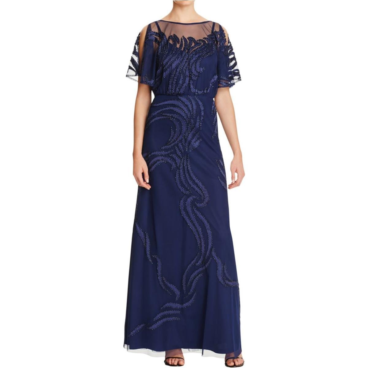  Aidan Mattox-Special Occasion Dress-COLOR-Navy