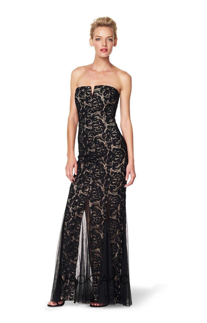  Aidan Mattox-Special Occasion Dress-COLOR-Black Nude