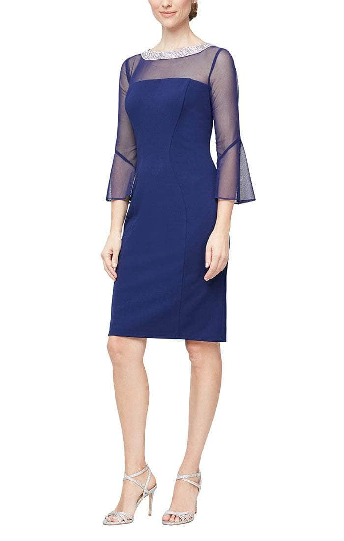 Alex Evenings - 260146 Embellished Bateau Fitted Dress
