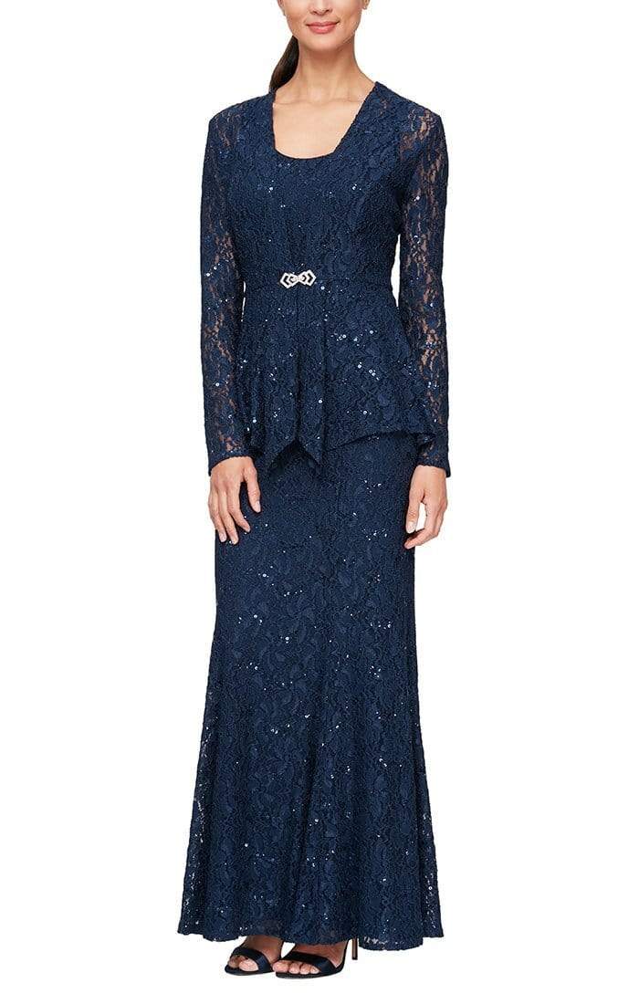 Alex Evenings - 81122452 Sleeveless Sequin Lace Dress With Jacket
