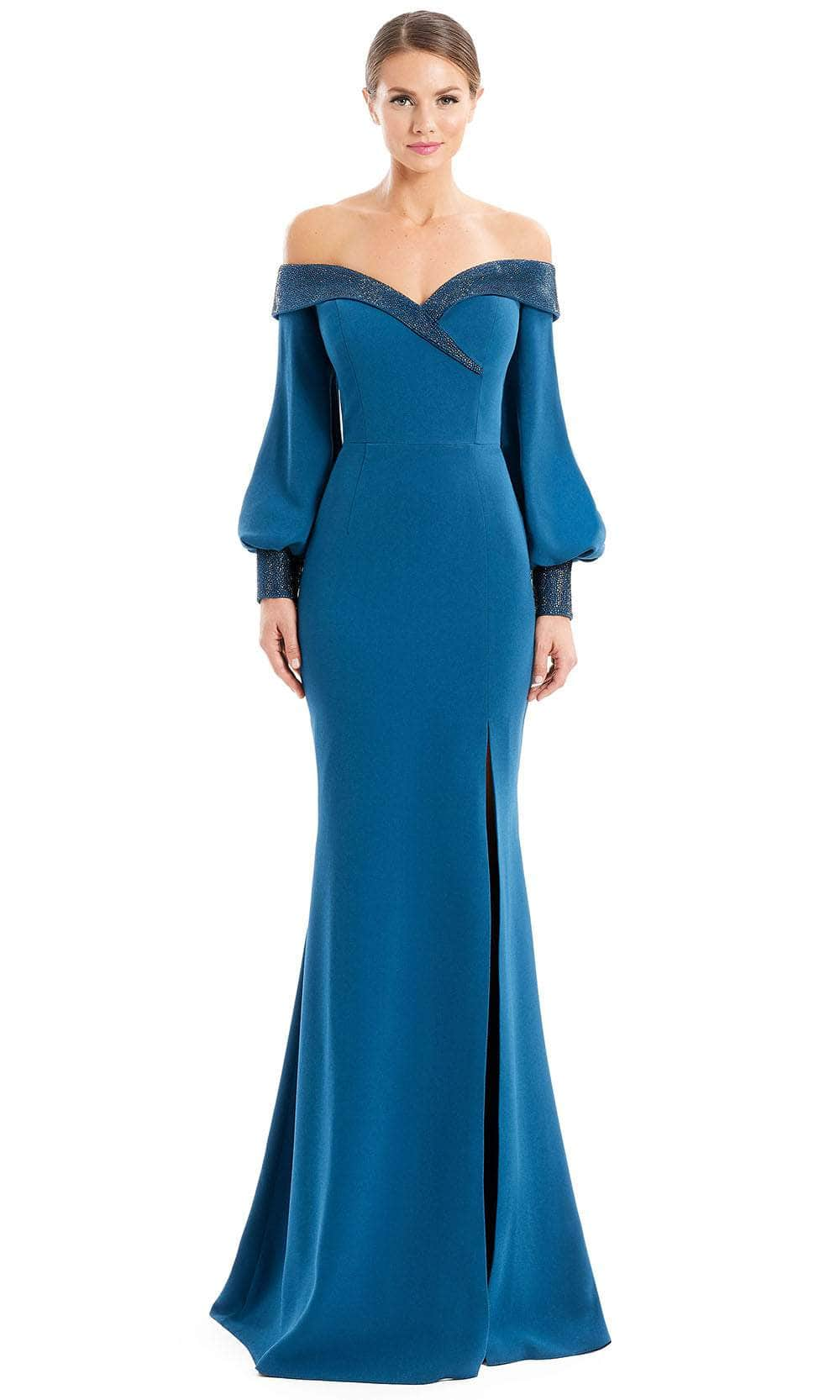 Alexander by Daymor 1675 - Off-Shoulder Long Formal Gown
