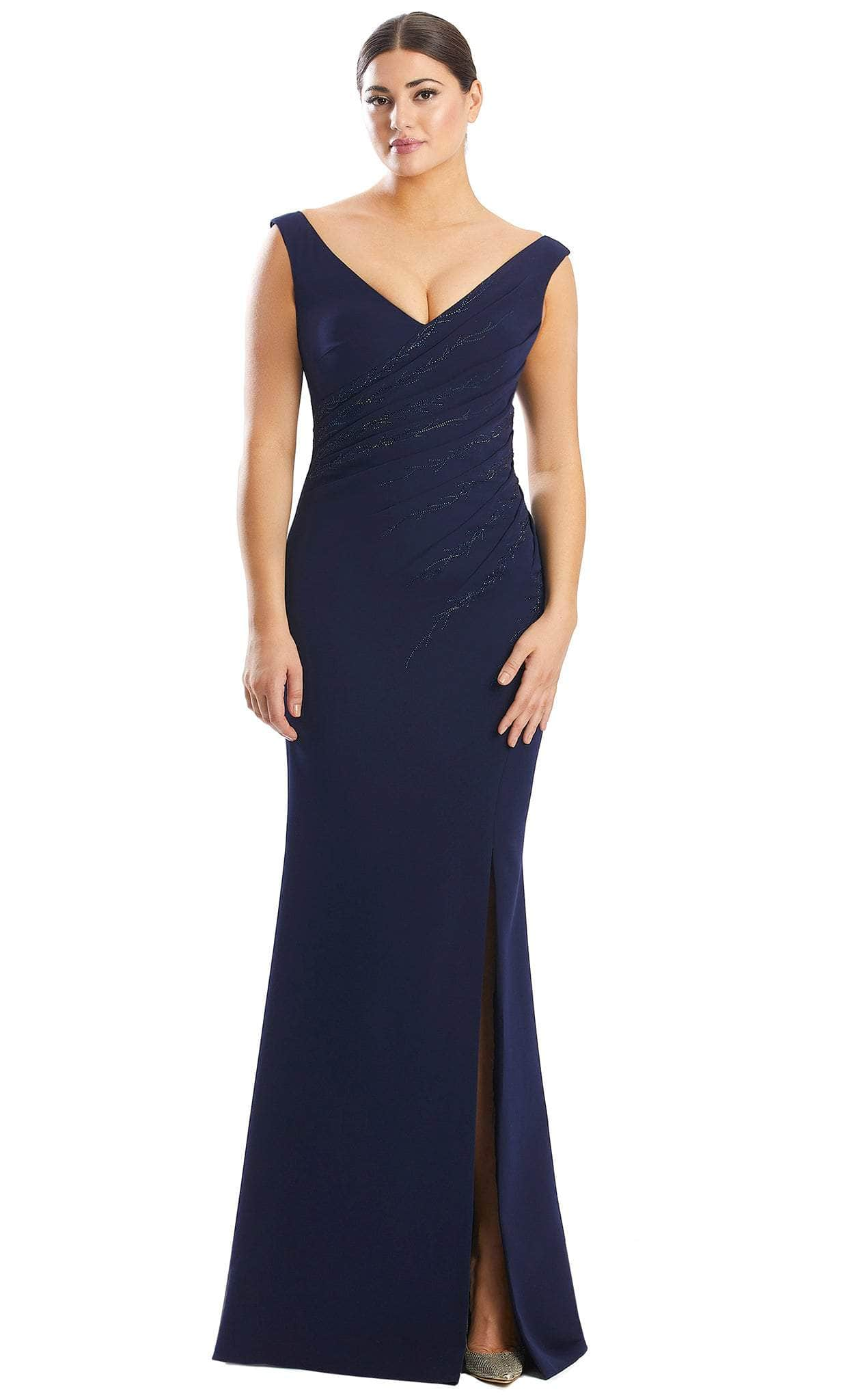 Alexander by Daymor 1757S23 - V-Neck Formal Dress
