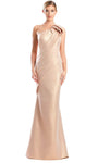 Tall Fall Back Zipper Asymmetric Draped Natural Waistline Sleeveless Mermaid Metallic Evening Dress/Party Dress with a Brush/Sweep Train With Ruffles