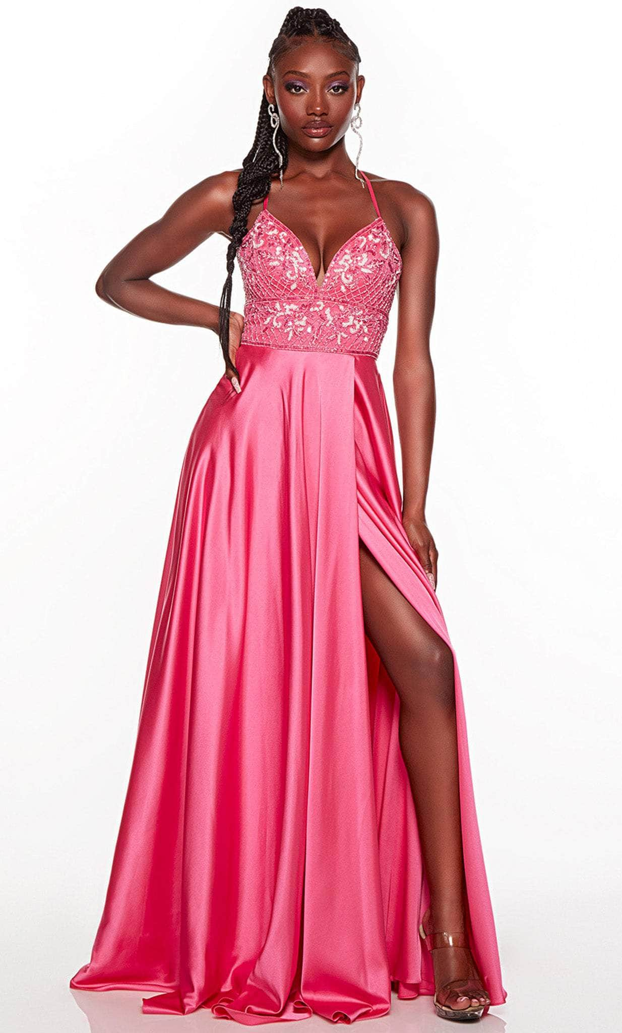 Alyce Paris 61461 - Sleeveless Wrap A-Line Prom Gown
