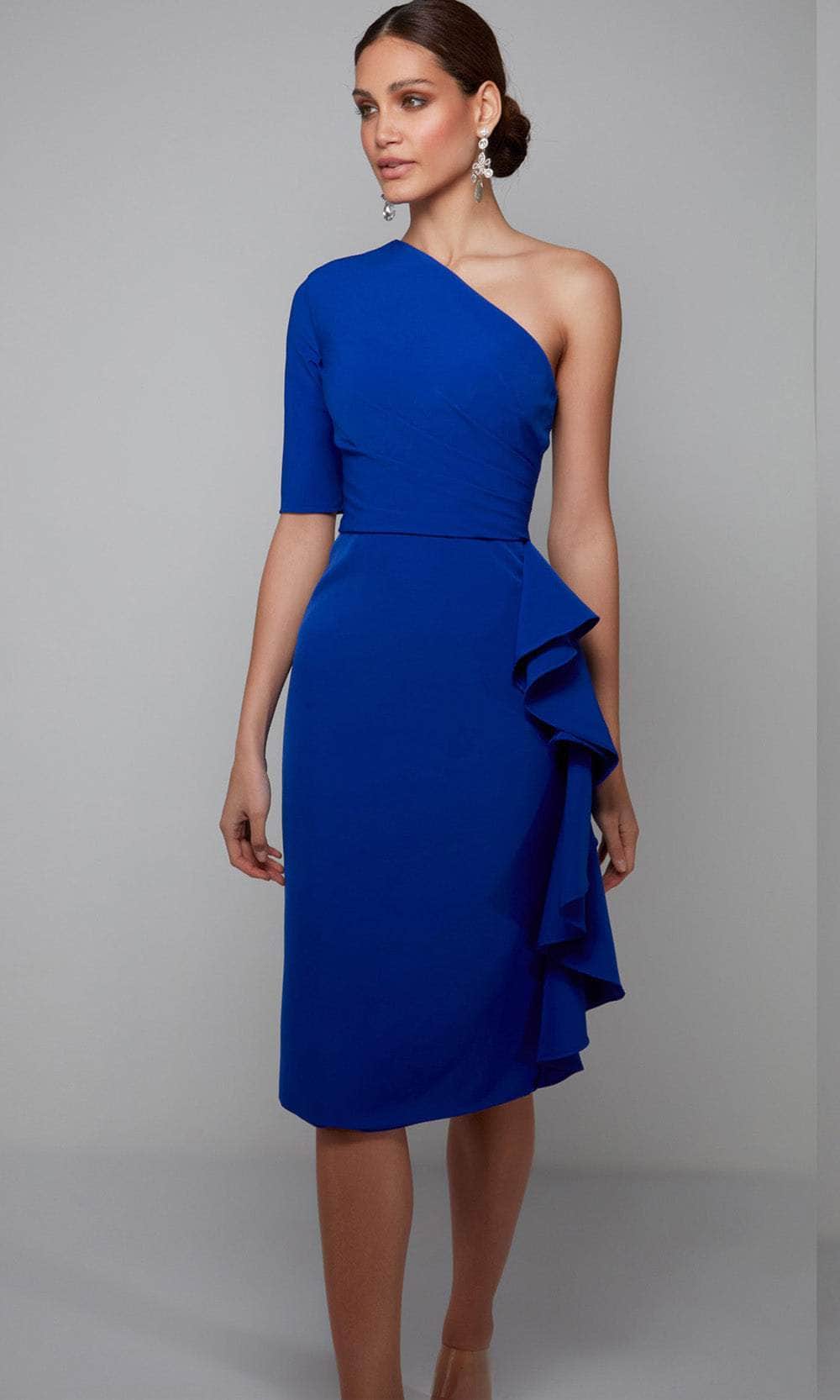 Alyce Paris 70006 - One-Shoulder Sleeve Formal Dress
