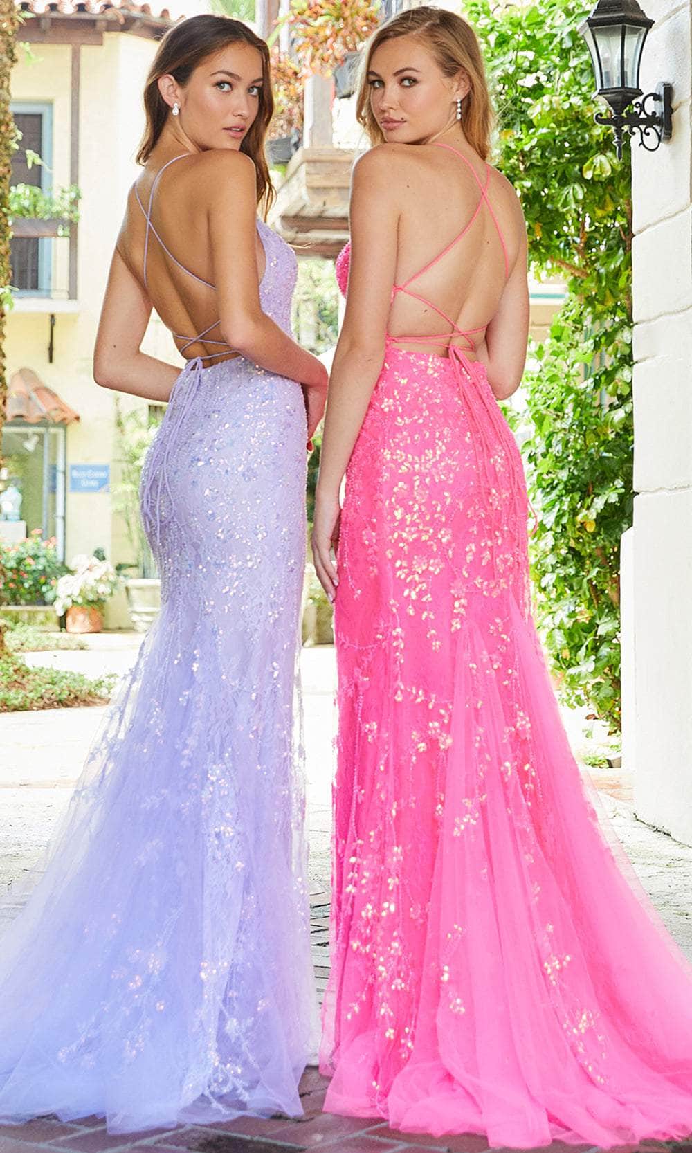 Amarra 87340 - Scoop Neck Sequin Prom Gown – Couture Candy