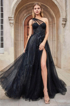 Andrea and Leo Prom Dress with Slit