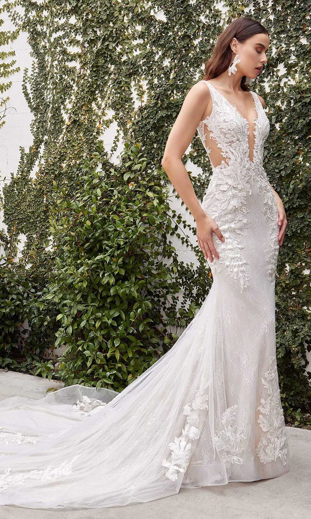 Andrea and Leo - A1072W Lace Applique Mermaid Bridal Gown
