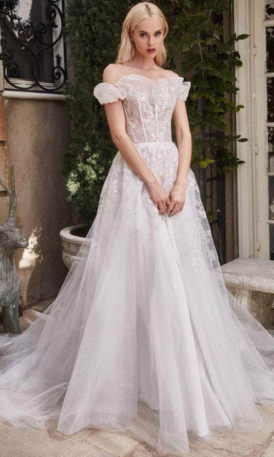 Elegant White Wedding Dress| Wedding Gowns – D&D Clothing