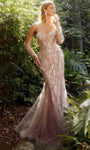 Strapless Sequined Mesh Sheer Beaded Lace-Up Fitted Sweetheart Natural Waistline Mermaid Floor Length Dress with a Brush/Sweep Train
